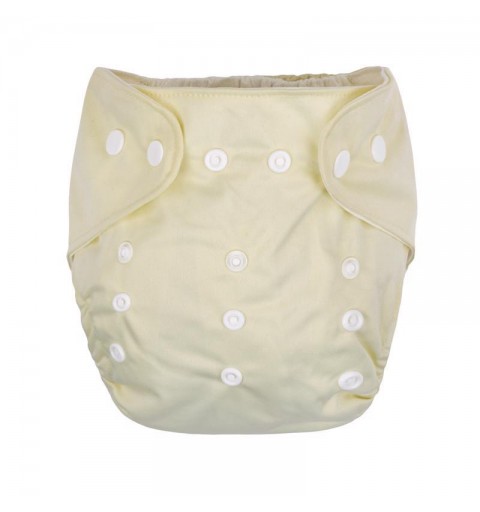 Petite&Mars Diappy - wielorazowa pieluszka dla niemowląt | Kremowa